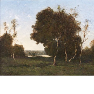 Lot 14 - Henri Joseph Harpignies French, 1819-1916 Les...