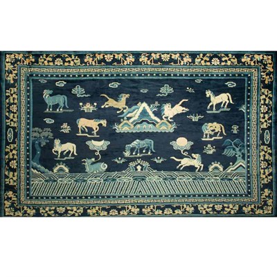 Lot 498 - Chinese Carpet China, last quarter of the 19th...