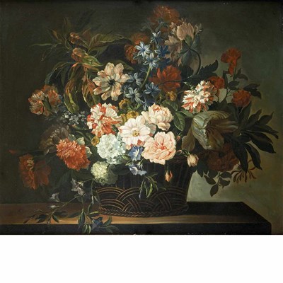 Lot 3 - Manner of Jean-Baptiste Monnoyer Still Life...