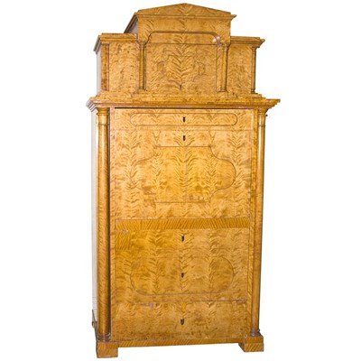 Lot 500 - Biedermeier Maple Side Cabinet Second quarter...