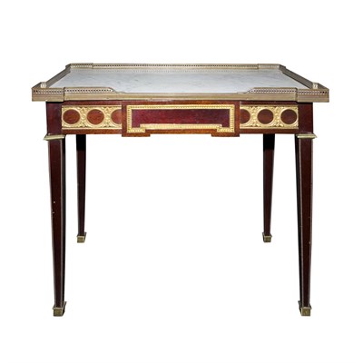 Lot 116 - Louis XVI Style Gilt-Metal Mounted Mahogany...
