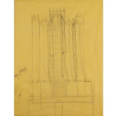 Lot 76 - JOHNSON, PHILIP Archive of original drawings...