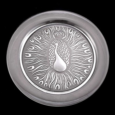Lot 463 - Set of Eleven Lalique Molded Glass Annual...