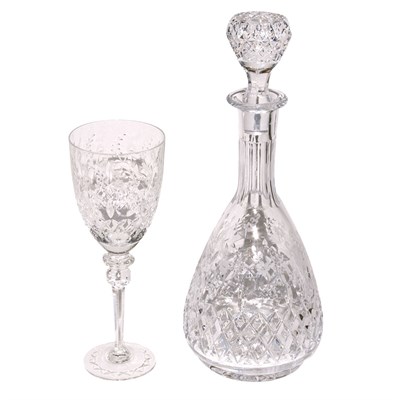 Lot 228 - Rogaska Cut Glass Stemware Service In the...