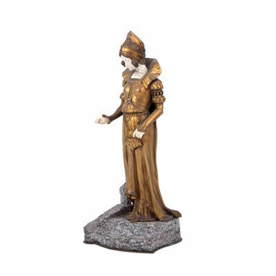 Lot 479 - French Gilt-Bronze and Ivory Figure of a...