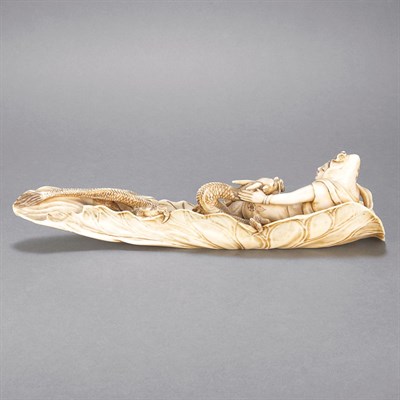 Lot 185 - Two Chinese Figural Sculptures Late 19th/early...