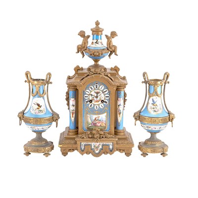 Lot 547 - Assembled Louis XVI Style Gilt-Bronze and...