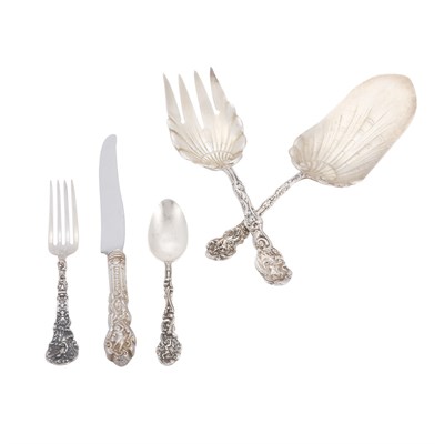 Lot 214 - Gorham Sterling Silver Flatware Service In the...