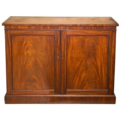 Lot 548 - Pair of George IV Mahogany Side Cabinets 19th...