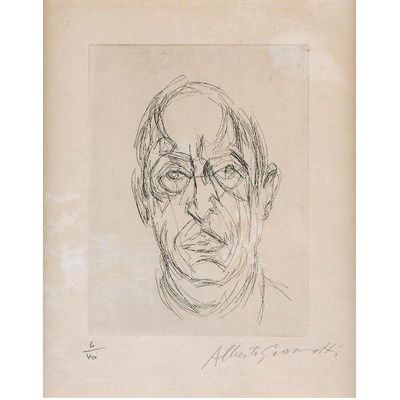 Lot 419 - Alberto Giacometti ILIAZD (LUST 168) Etching,...