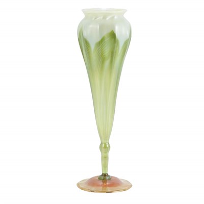 Lot 504 - Tiffany Favrile Glass Vase Circa 1908 Of...