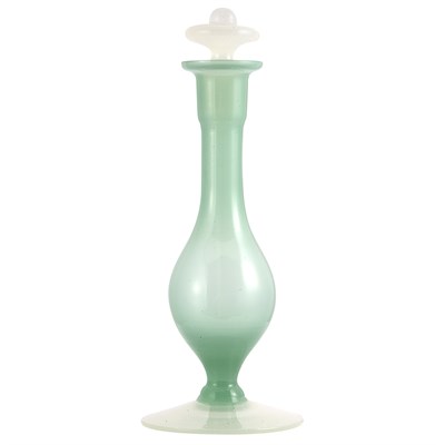 Lot 491 - Unsigned Carder Steuben Art Deco Green Jade...