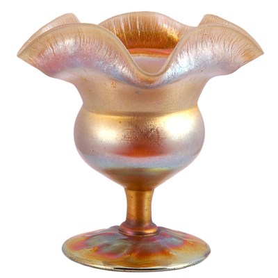 Lot 502 - Tiffany Favrile Glass Vase Circa 1907 Of...