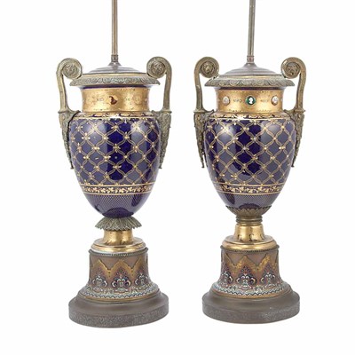 Lot 124 - Pair of Continental Neoclassical Style...