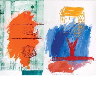 Lot 496 - Robert Rauschenberg (1925-2008) FOR CHANNEL 13...