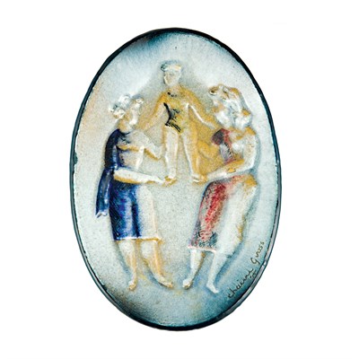 Lot 125 - Chaim Gross American, 1904-1991 The Acrobats...