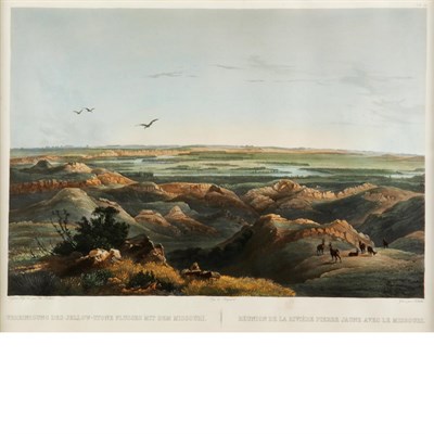 Lot 106 - After Karl Bodmer JUNCTION OF THE YELLOW-STONE...