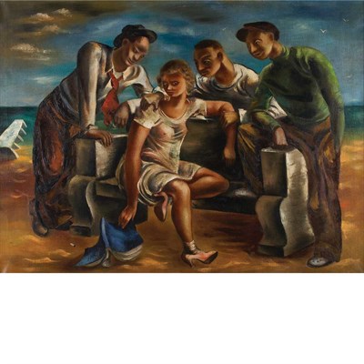 Lot 245 - Charles M. Campbell American 1905-1985 Men...