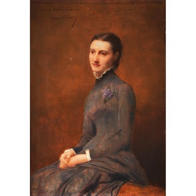 Lot 11 - Jules Joseph LeFebvre French, 1836-1911 A...