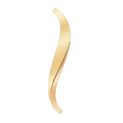 Lot 484 - Two-Color Gold Flame Clip-Brooch, Van Cleef & Arpels
