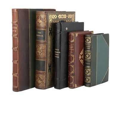 Lot 330 - [FINE BINDINGS] Group of approximately forty...