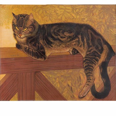 Lot 518 - Theophile Alexandre Steinlen L'ETE, CHAT SUR...