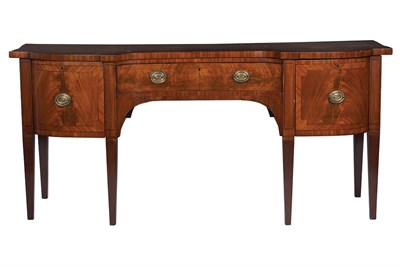 Lot 363 - George III Line Inlaid Mahogany Sideboard Late...