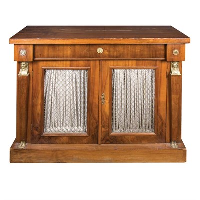 Lot 207 - Regency Style Mahogany Side Cabinet Height 33...