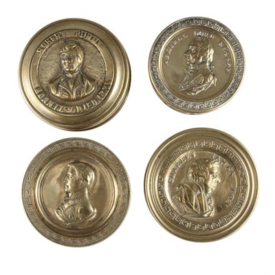 Lot 549 - Group of Four English and Continental Brass...