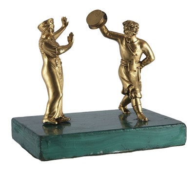 Lot 360 - Two Continental Gilt-Bronze Figures Possibly...