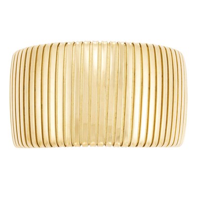 Lot 306 - Gold Cuff Bracelet