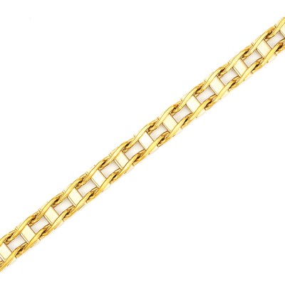 Lot 2 - Two-Color Gold Bracelet