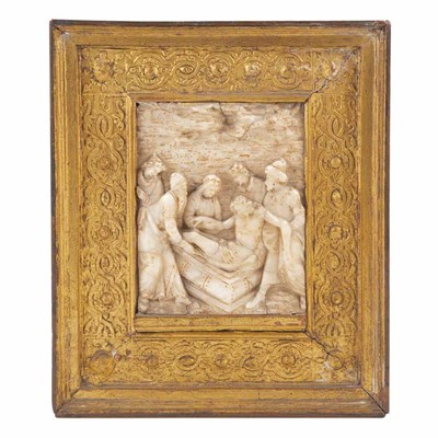 Lot 118 - Continental Alabaster Relief Plaque 17th...