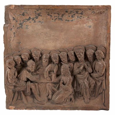 Lot 227 - Italian Terra Cotta Relief Plaque Possibly...