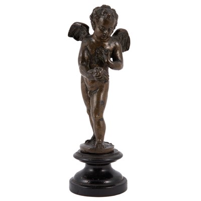 Lot 182 - Venetian Bronze Putto 17th/18th Century On an...