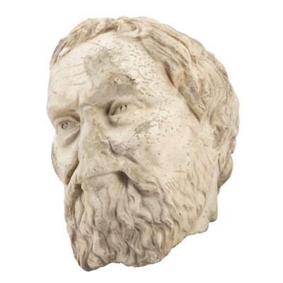Lot 188 - Italian Marble Fragment 18th Century Depicting...