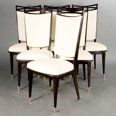 Lot 112 - 20th Century Design Set of Six Dining Chairs...