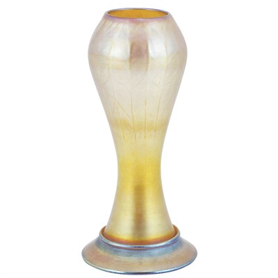 Lot 503 - Tiffany Favrile Glass Vase Circa 1919 Of...