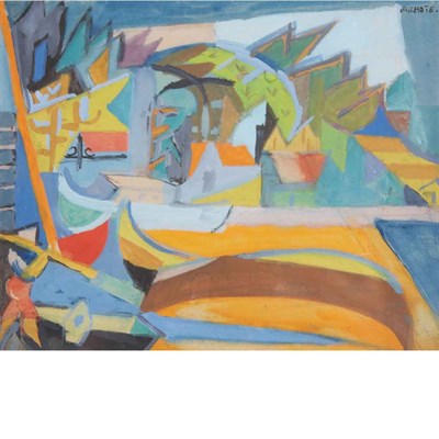 Lot 80 - Andre Lhote French, 1885-1962 Village des...