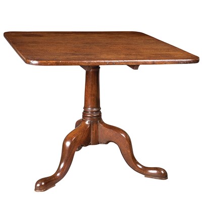 Lot 400 - George II Mahogany Tilt-Top Table Mid 18th...