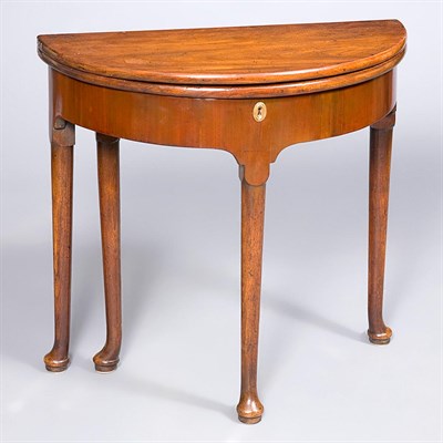Lot 276 - George I Mahogany Fold-Over Game Table The...