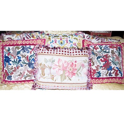 Lot 151 - Group of Eleven Needlework Cushions