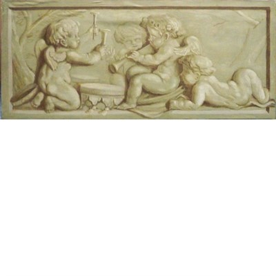 Lot 36 - French School 20th Century Amorini at Play:...