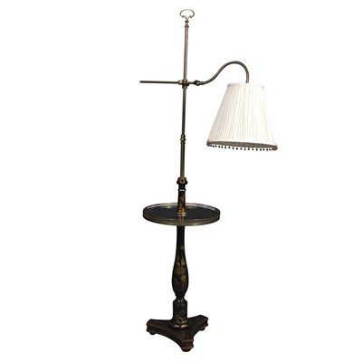 Lot 511 - Regency Style Chinoiserie Decorated Floor Lamp...
