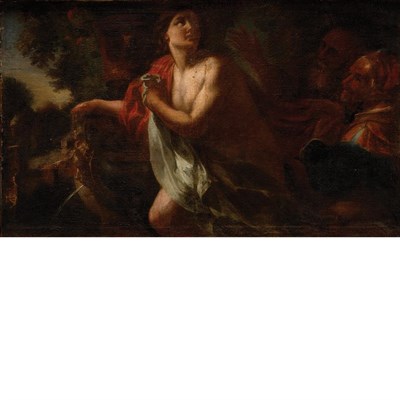 Lot 38 - Bolognese School 17th Century Susanna and the...