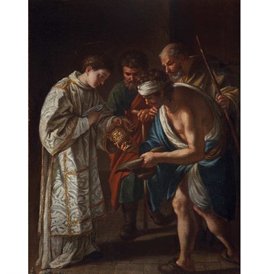 Lot 35 - Emilian School 17th Century Saint Lawrence...