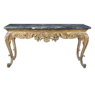 Lot 324 - George II Style Carved and Gilt-Wood Console...