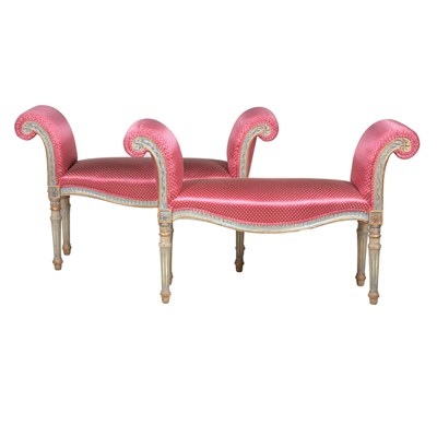 Lot 321 - Pair of George III Style Carved and Painted...