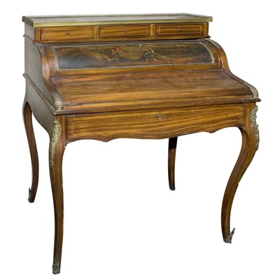 Lot 168 - Transitional Louis XV/XVI Style Metal Mounted...