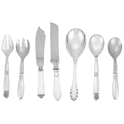 Lot 251 - Group of Georg Jensen Sterling Silver Flatware...